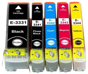 Epson 33 XL - T3331/T3351 compatible cartridgeset, v.a. € 11,95 per set