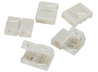 LED Strip connector 8 mm. (Single ledcolor)