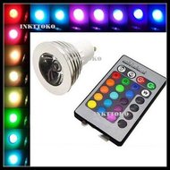 Spot-E27-RGB-Globe-flash-spot-LED--E27-16-Kleuren-mét-afstandsbediening