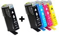 HP 903 XL Multipack cartridges, 2 x Black + 3 Kleuren, Inkttoko-huismerk