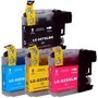Brother LC225/LC227 compatible cartridgeset (MET chip), v.a. € 11,95 per set
