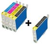 Epson T0711-T0714 compatible set + BONUS cartridge