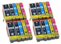 4 Sets Epson T26 XL - T2621/T2634 compatible cartridgeset, € 11,99 per set
