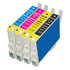 Epson T0551-T0554 compatible set + extra zwarte cartridge_9