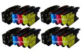 4-Sets-Brother-LC1220-LC1240-compatible-sets