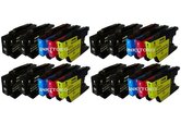 4-Sets-Brother-LC1220-LC1240-compatible-sets-met-4-EXTRA-zwarte-cartridges