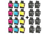 4-sets-Brother-LC900-compatible-cartridges-+-4-EXTRA-cartridges