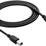 Printerkabel, A-stekker naar B-stekker, 5m zwart (huismerk)