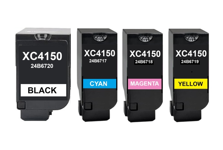 XC4150 set klaar Lexmark XC4150 Tonerset (huismerk) - Afbeelding 1
